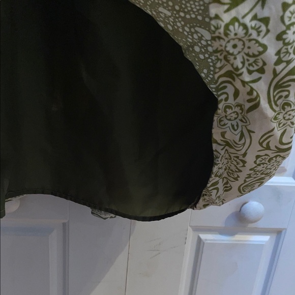 Liz Claiborne Green Patterned Midi Dress - Picture 5 of 10